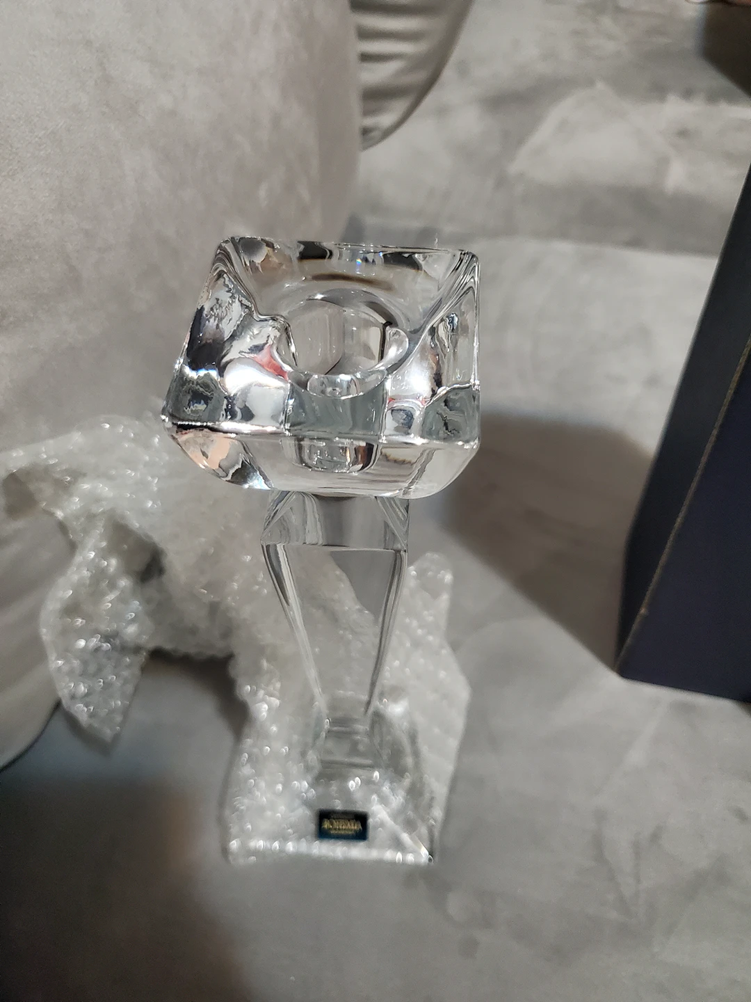 New high end 2 BOHEMIA Chrystal candle holders
