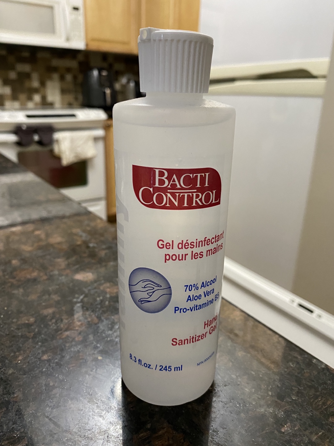 Bacti Control hand sanitizer