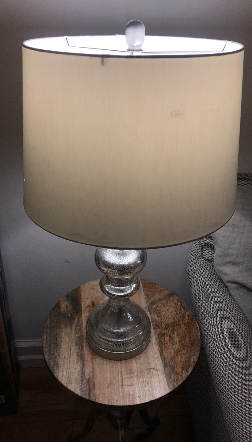 Side table and Lamp