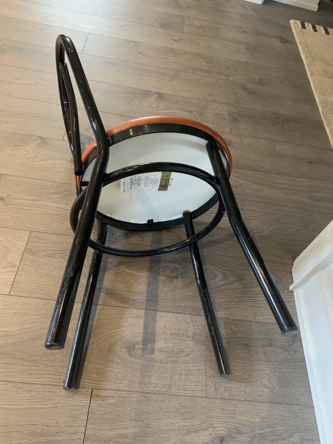 Padded Dining chairs, steel frame  - photo 5