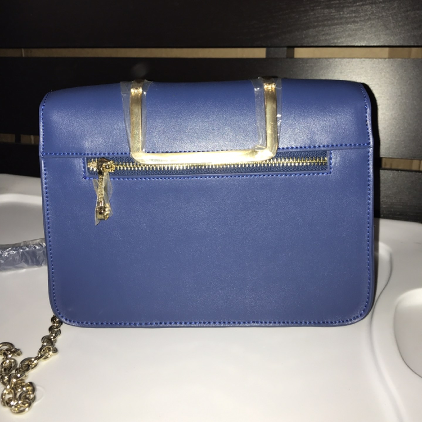 Segolene en cuir classic french purse, natural leather, new - photo 5