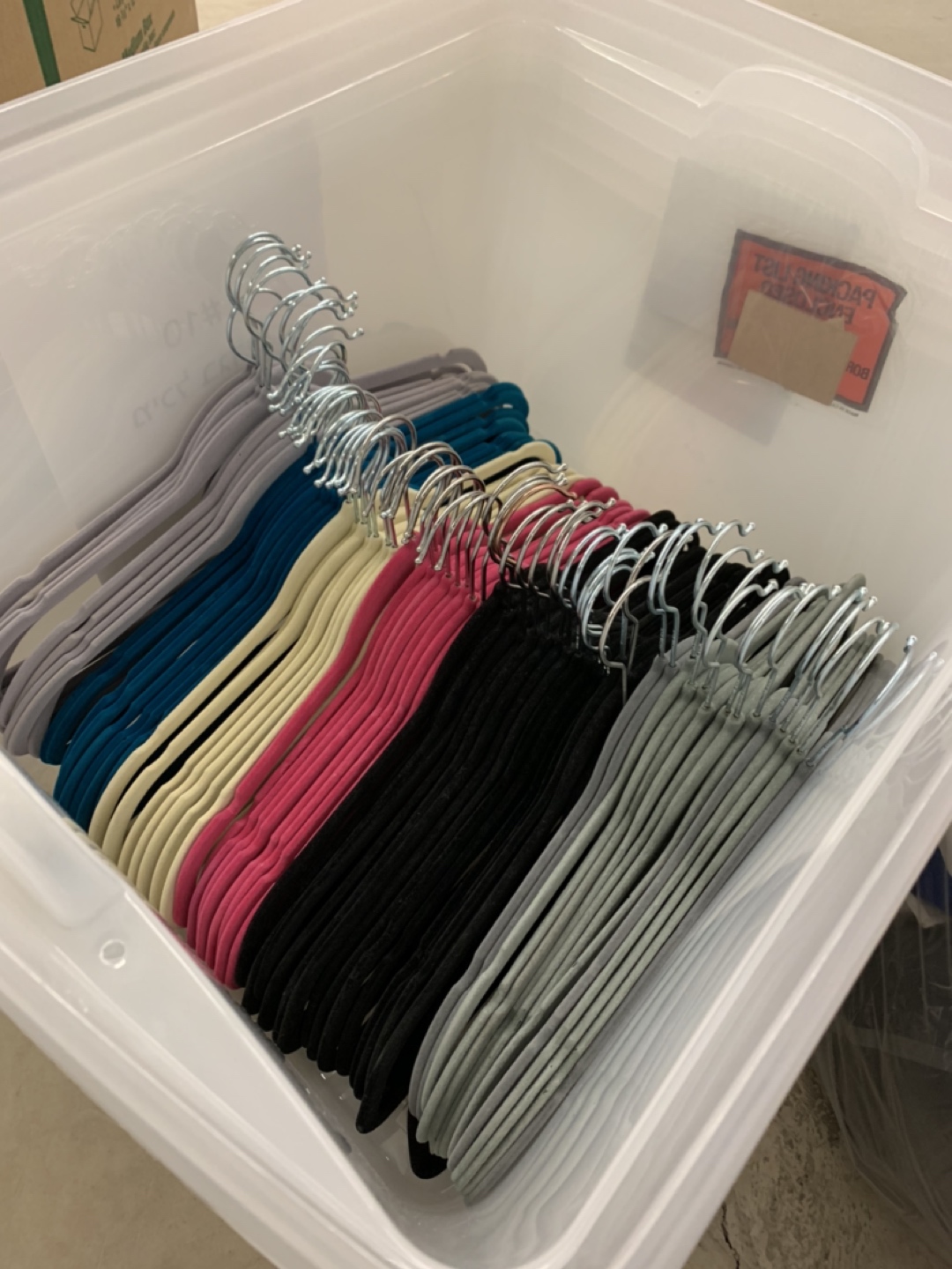 Velvet hangers!!! 