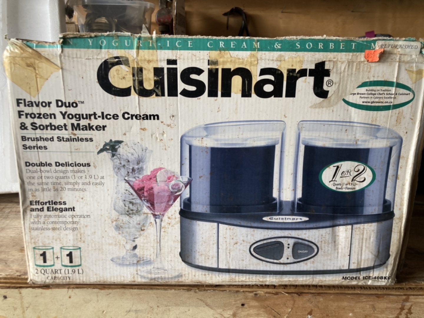 Frzn Yogurt / Ice Cream / Sorbet Maker