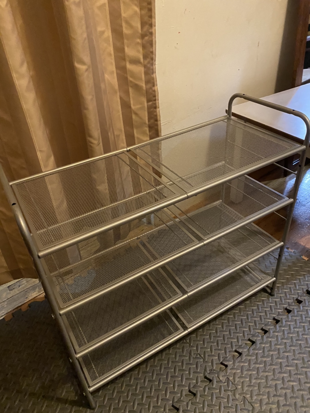 Metal shelf