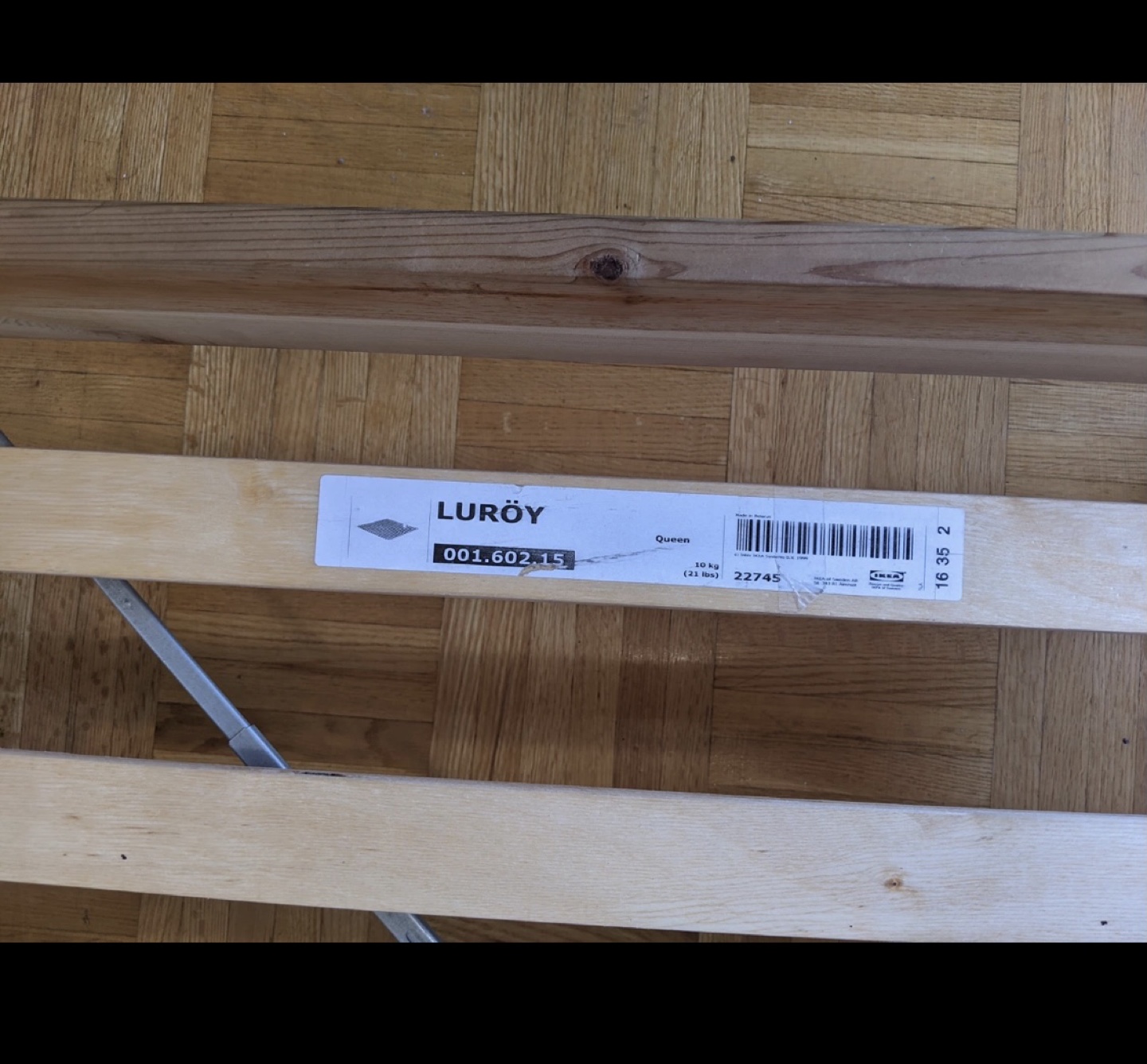 TARVA
Bed frame, pine/LuröyQueen - photo 2
