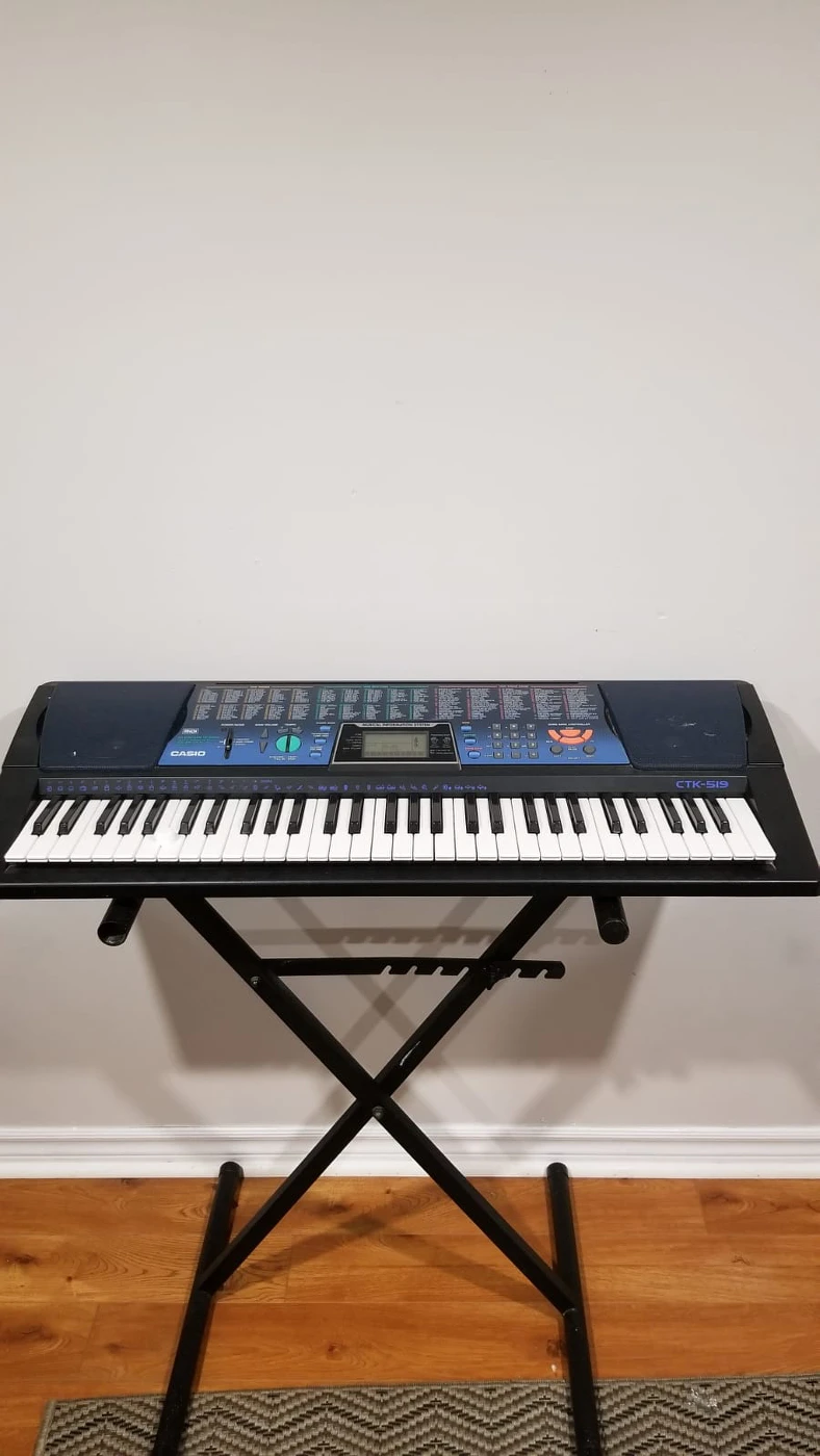 Casio Electric Keyboard piano with stand thumbnail