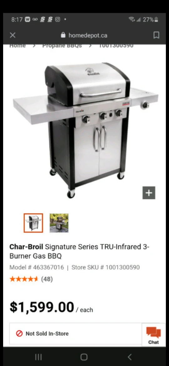 char-broil TRU-INFRARED 3-BURNER - photo 5