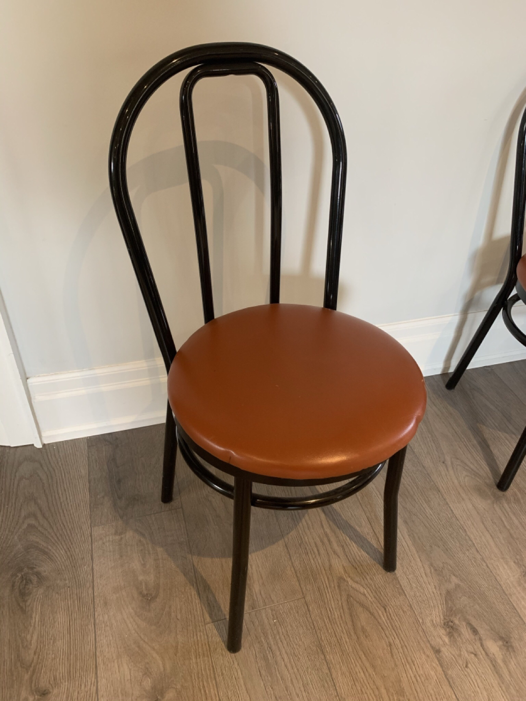 Padded Dining chairs, steel frame  - photo 3