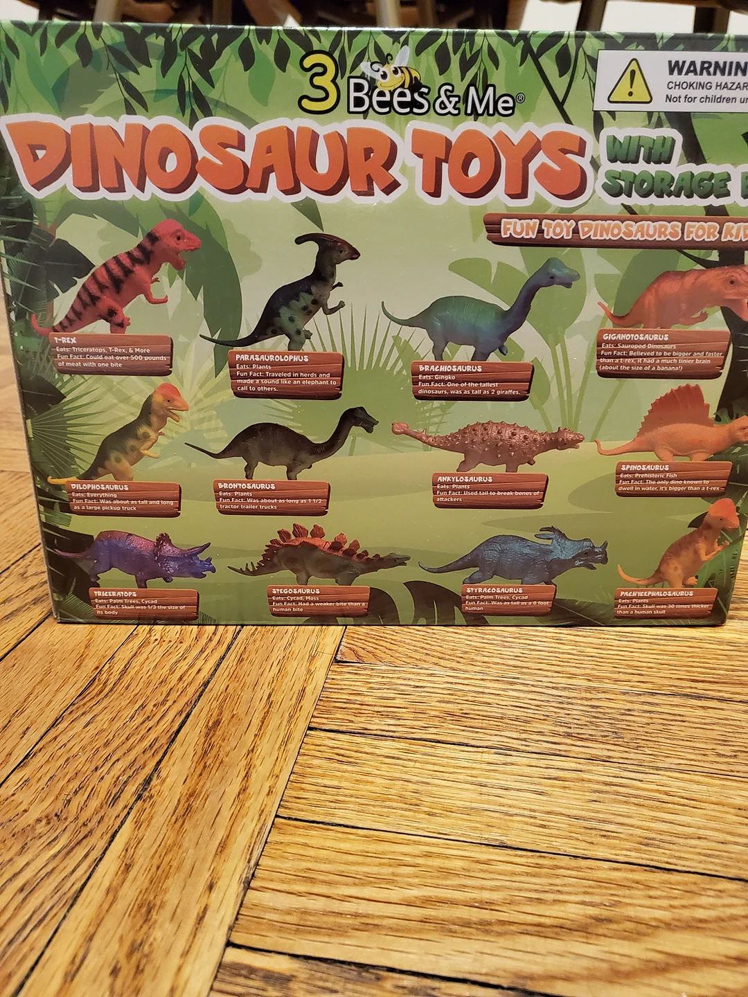 DINOSAUR TOYS WITH STIRAGE BOX - photo 2