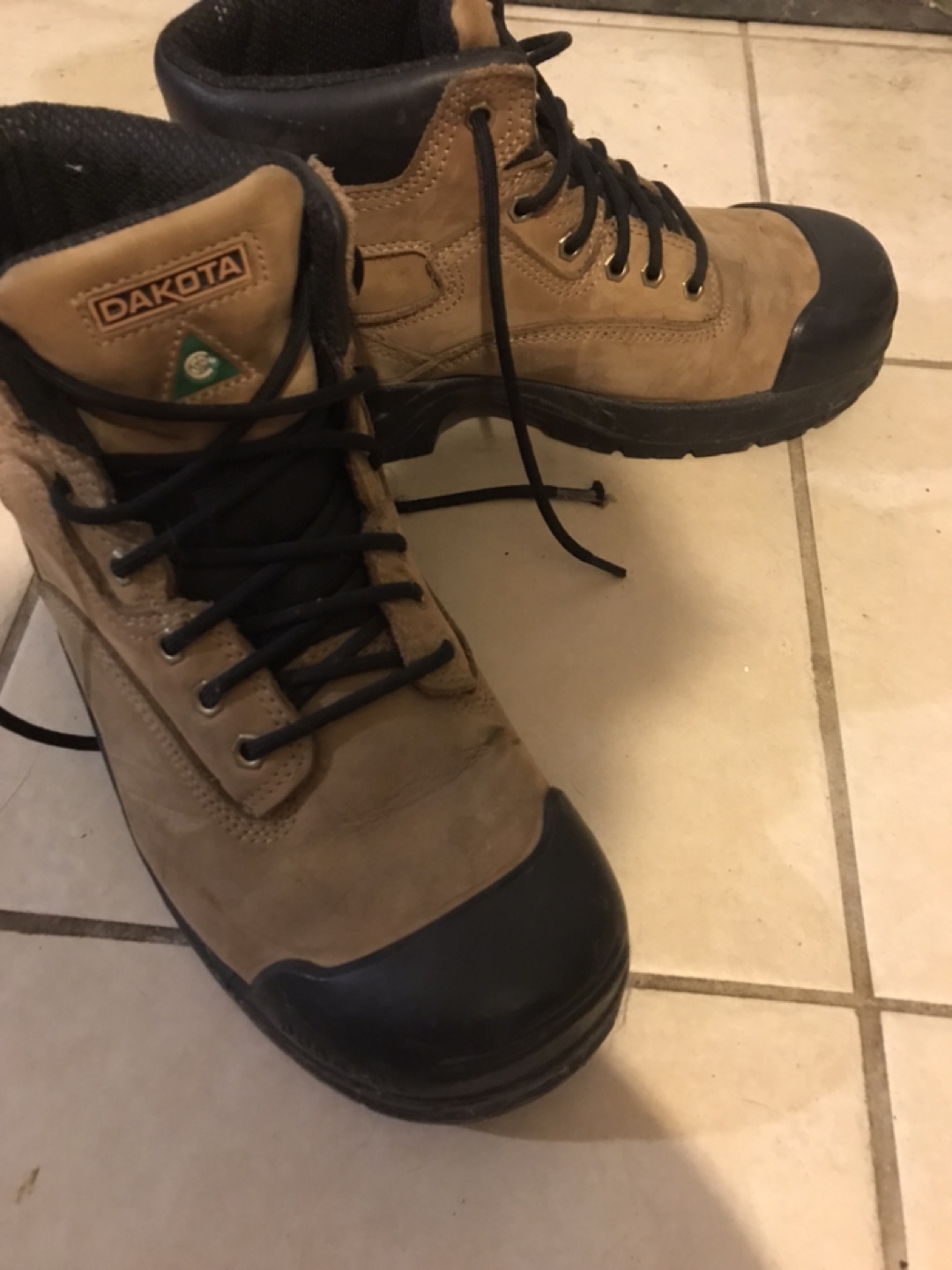 Dakota men’s steel toe boots, size 9.5  - photo 2