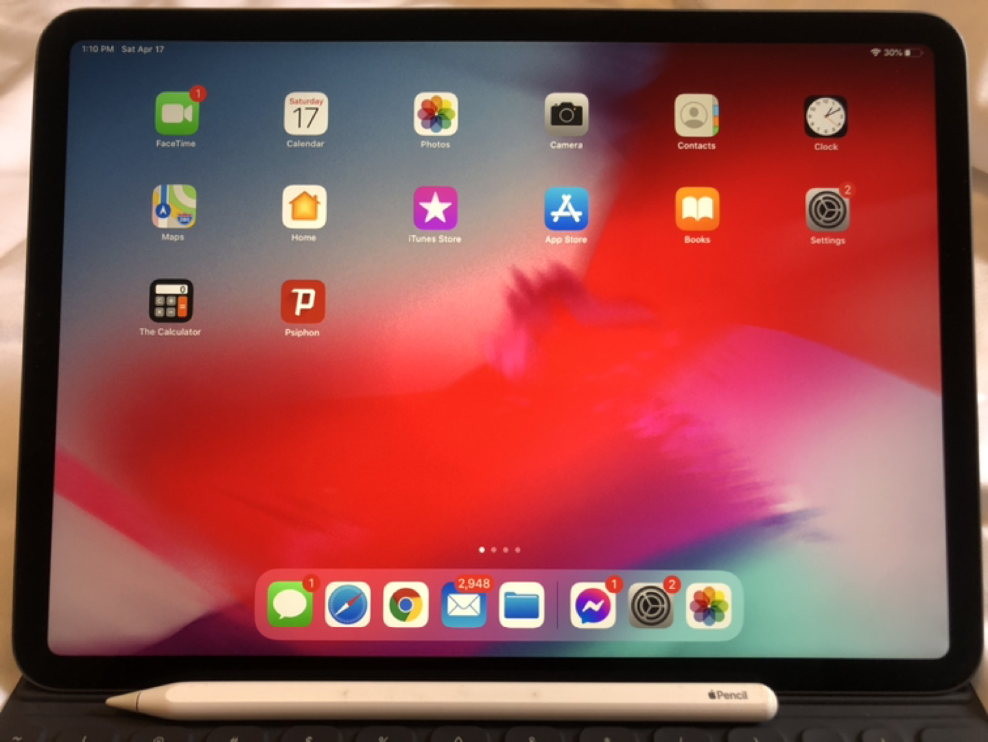 IpadPro 10 inch with Apple Pencil & Keyboard case
