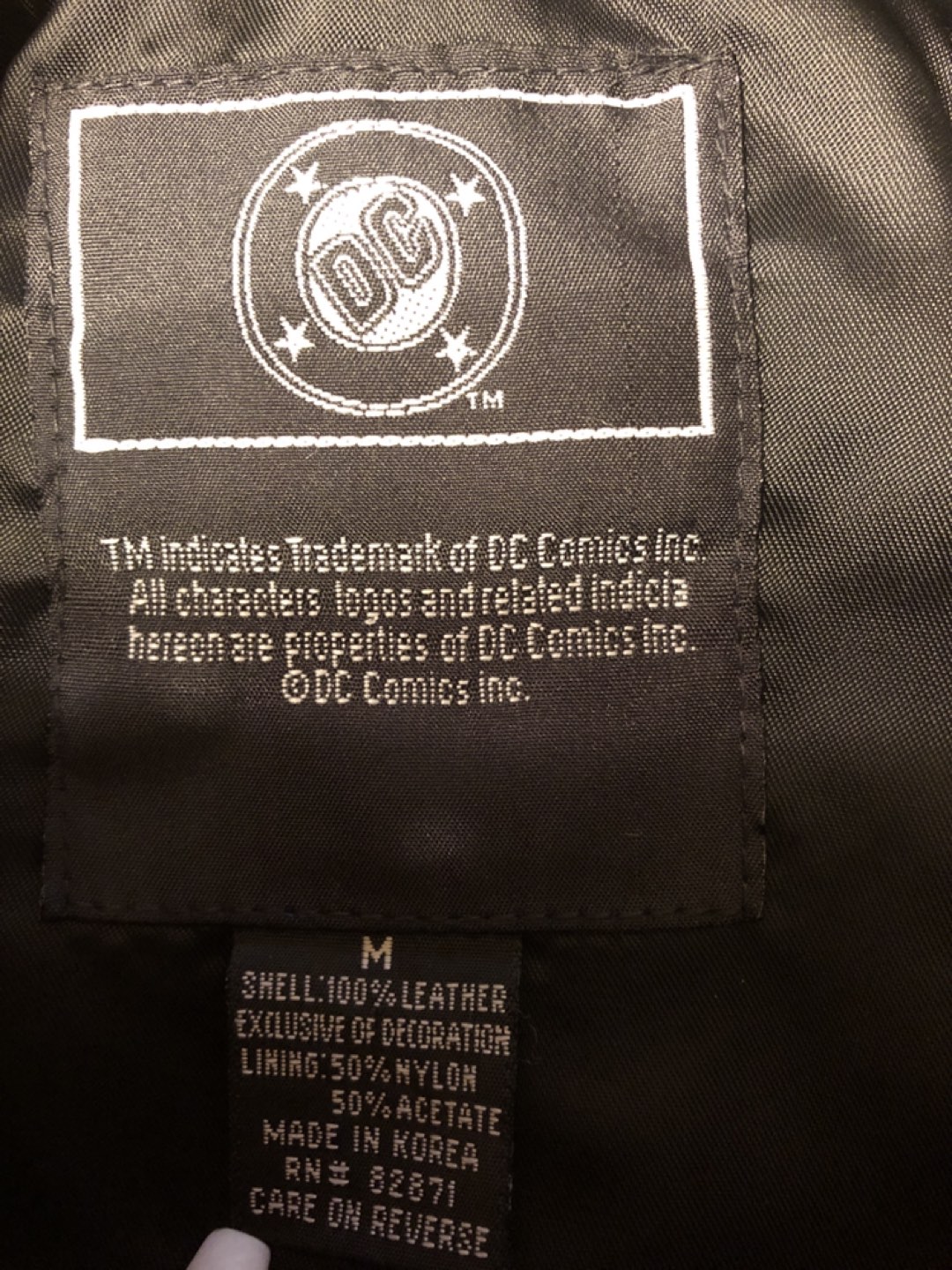 Classic Vintage kids Batman leather jacket image indicator(3)