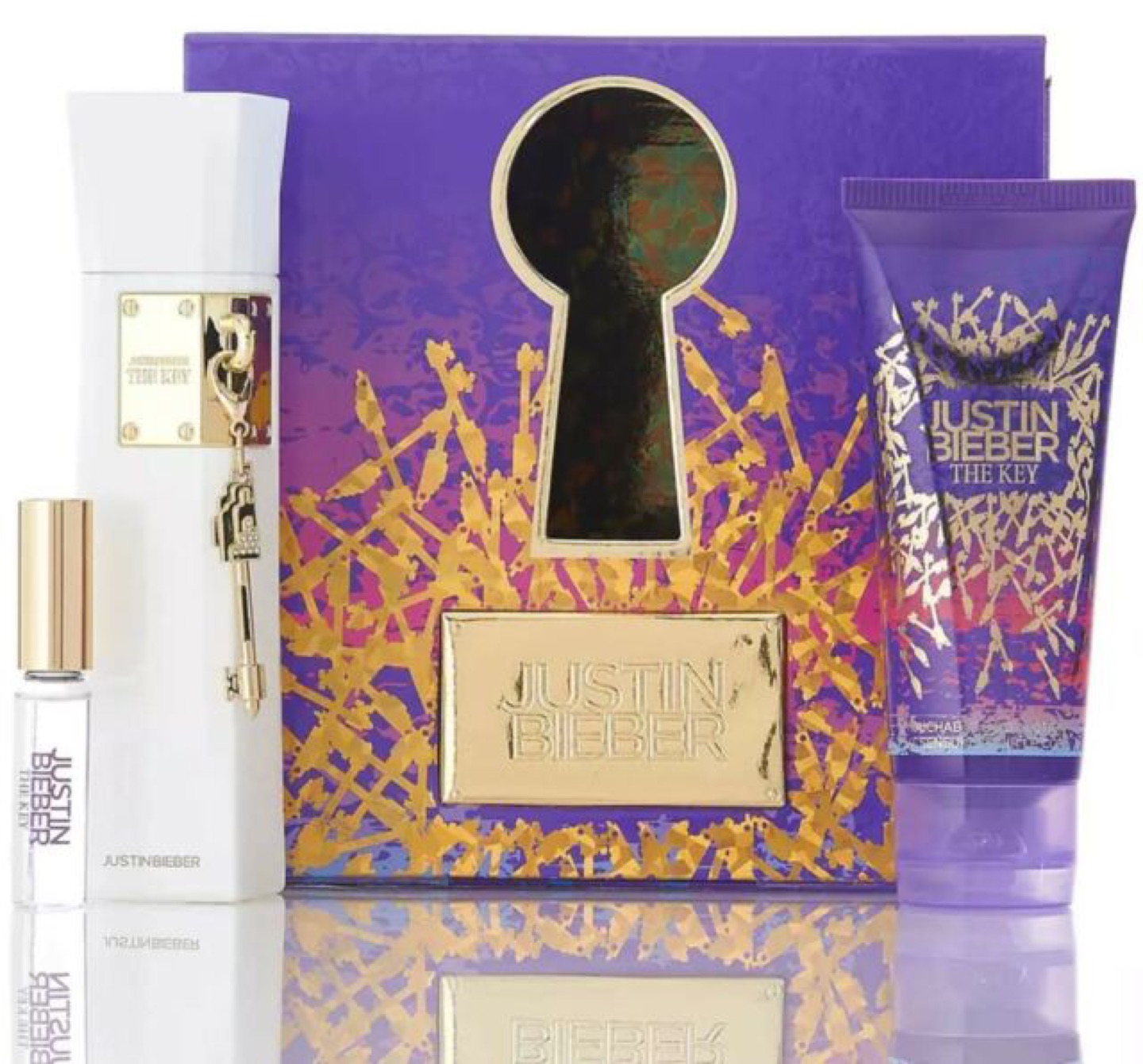 Justin Bieber The day Key 3 Piece Gift Set thumbnail