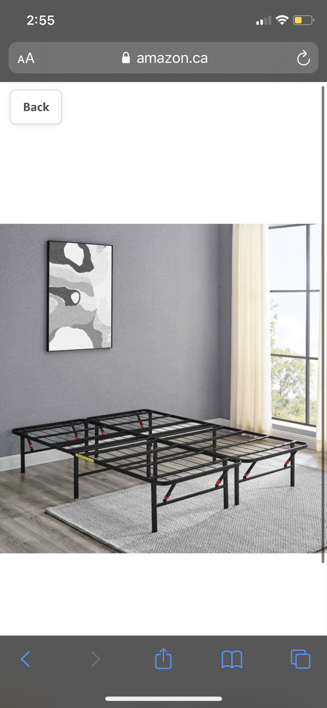 Metal queen frame