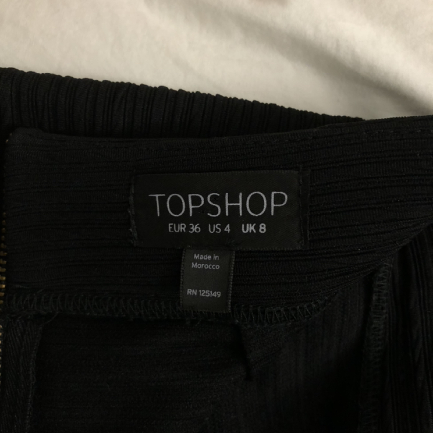 Topshop Black Mini Skirt - photo 3