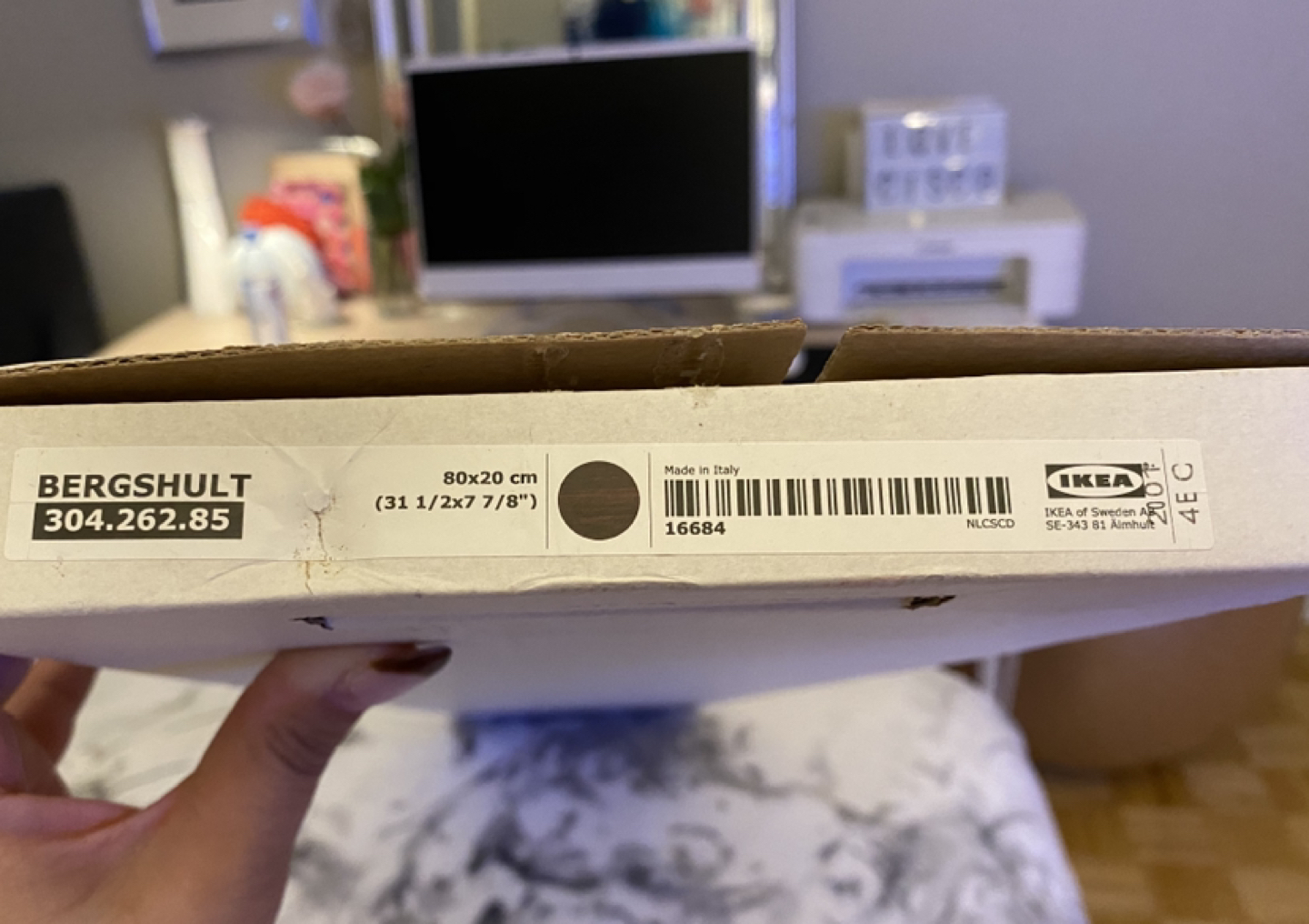 IKEA floating shelves 