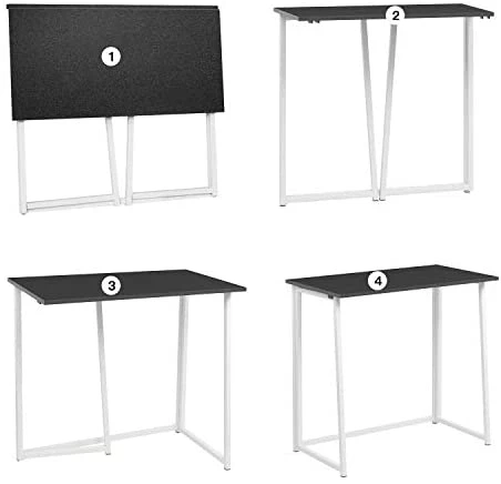 Home Office Desk - All White - Folding Small Spaces - photo 4