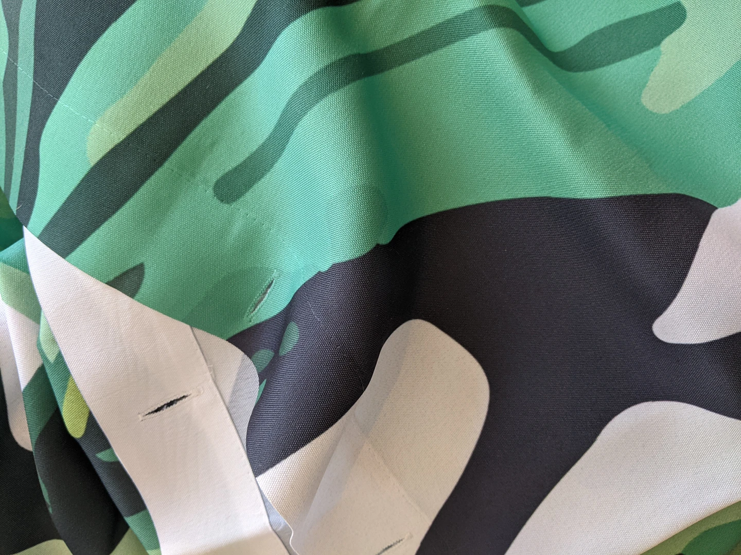 UNUSED new tropical banana leaf shower curtain from Society6 - photo 3