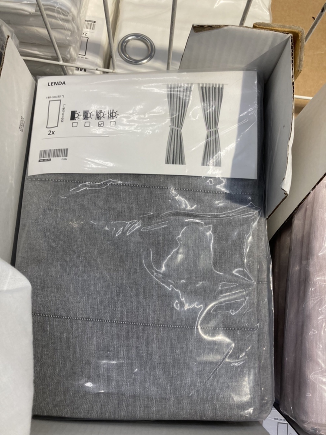Ikea curtain & rod thumbnail