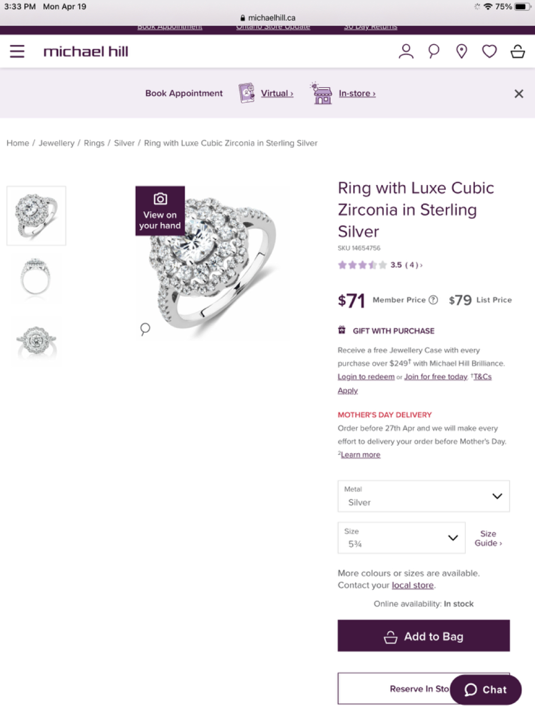 Sterling silver ring image indicator(3)