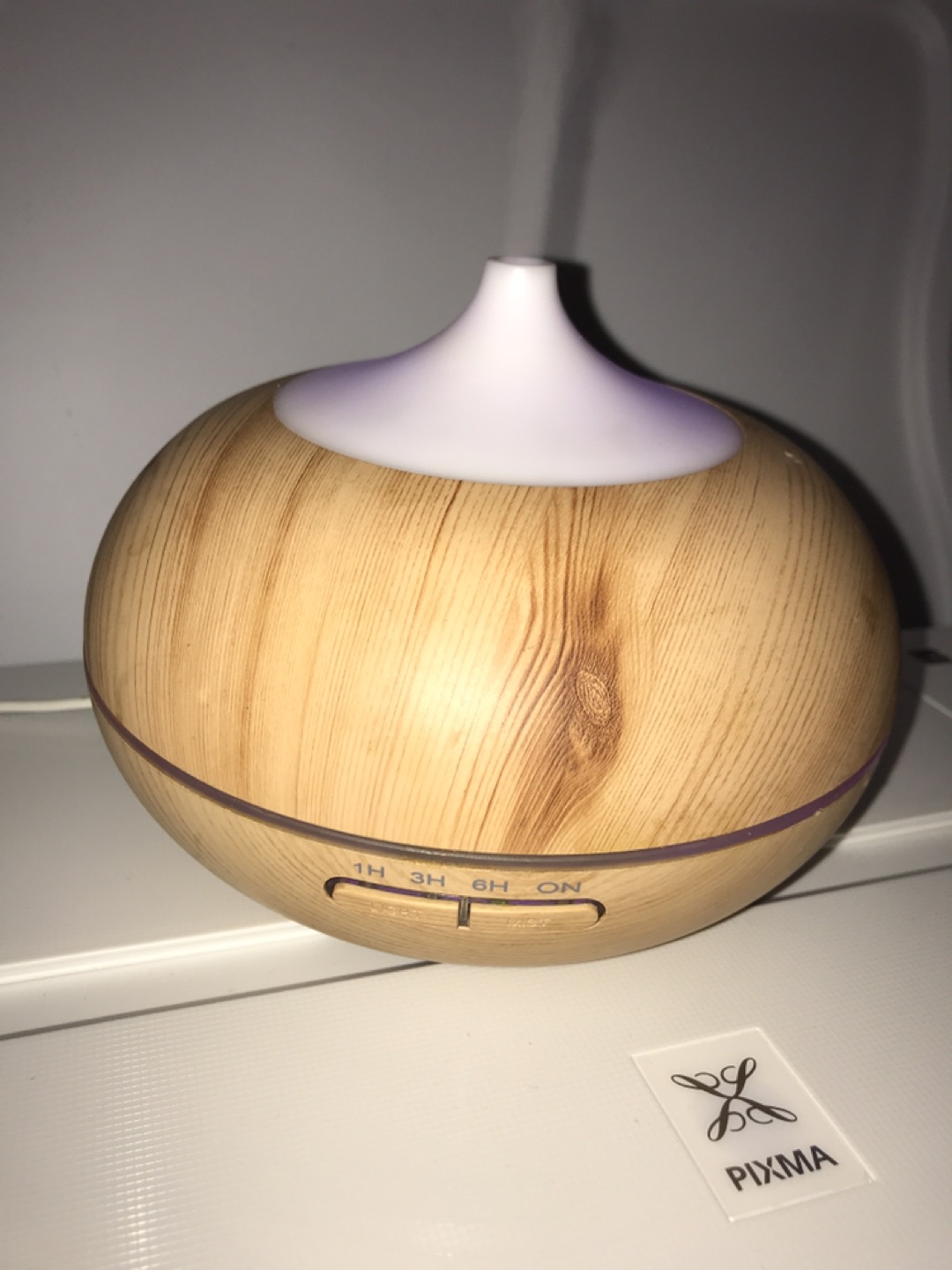 Ultrasonic aroma diffuser, bamboo  - photo 2
