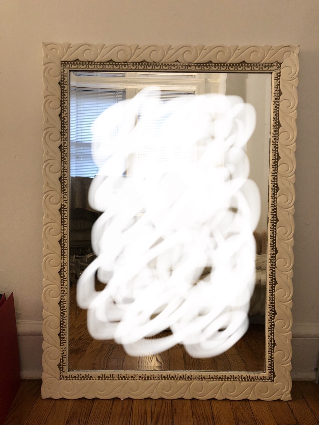 [Mirror] White Antique Mirror 