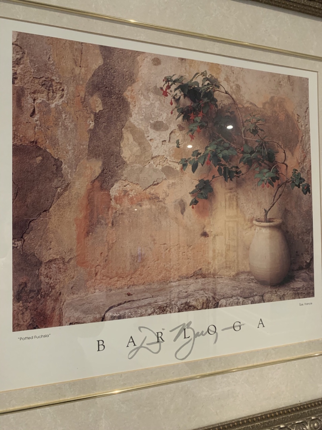 Large wood framed Barloga picture  - photo 5