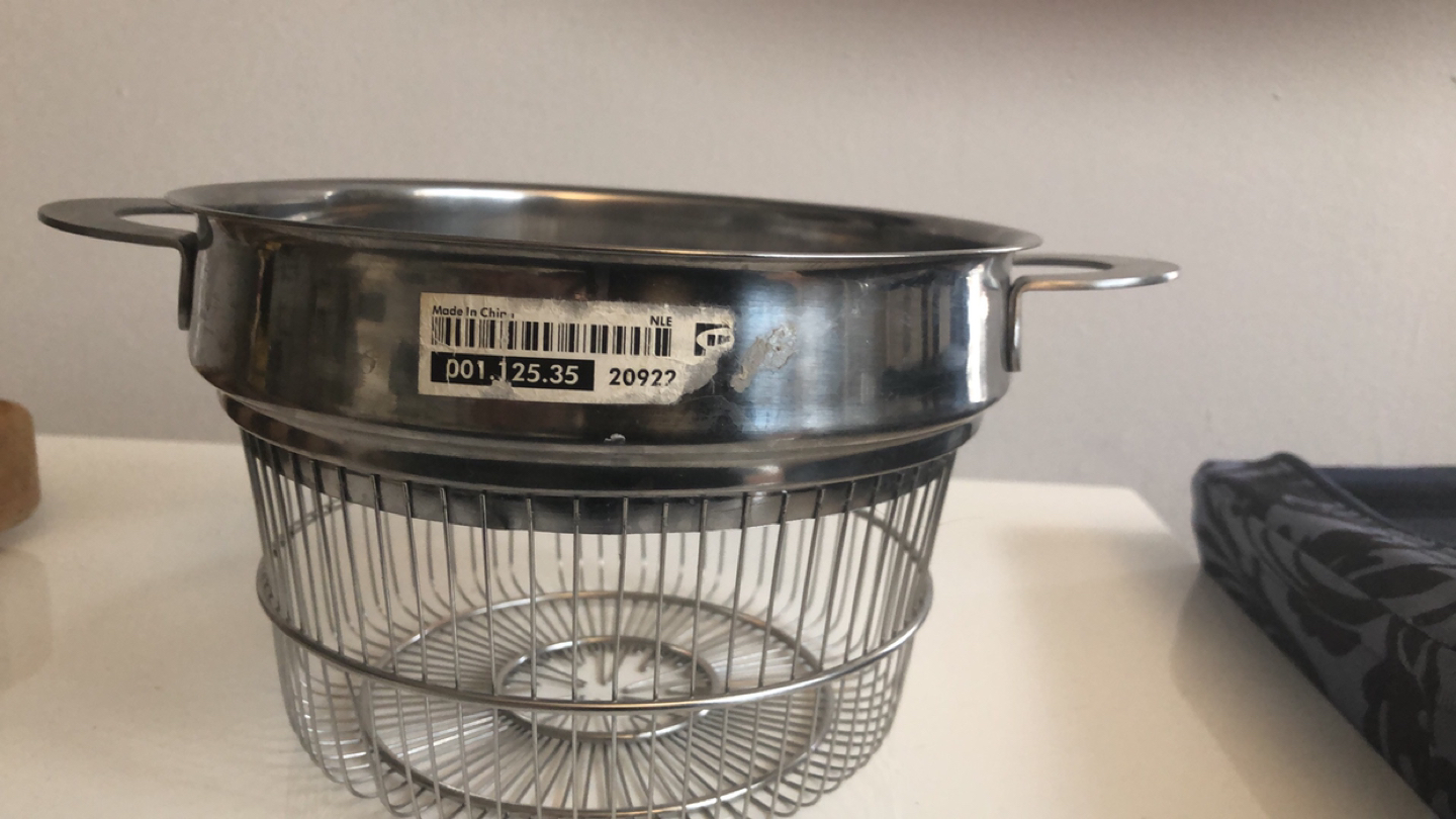 IKEA stainless steel wire basket  thumbnail