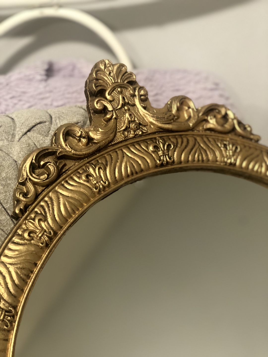 Antique mirror in an ornate golden frame image indicator(2)