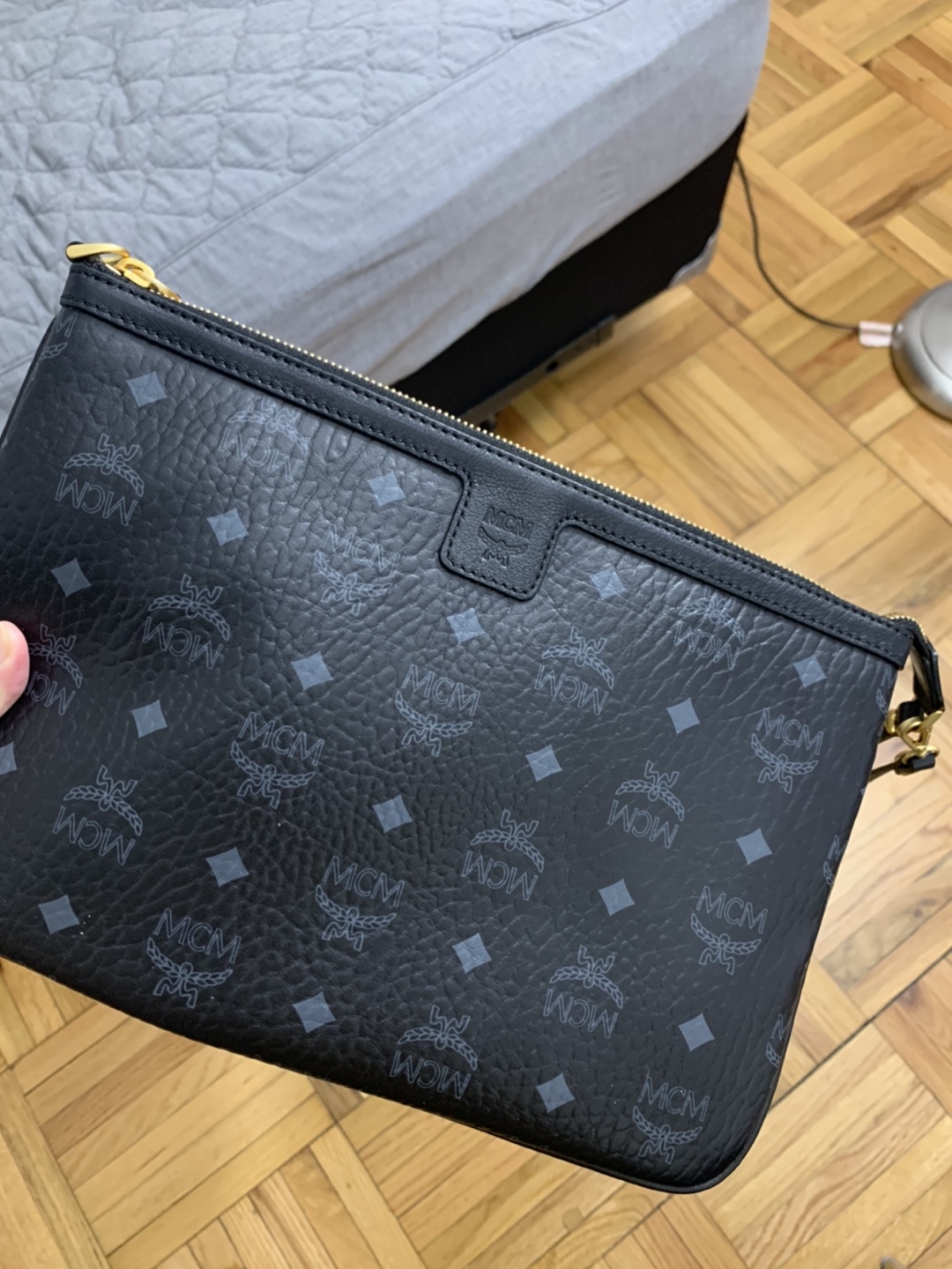MCM black bag with a large clutch - photo 3