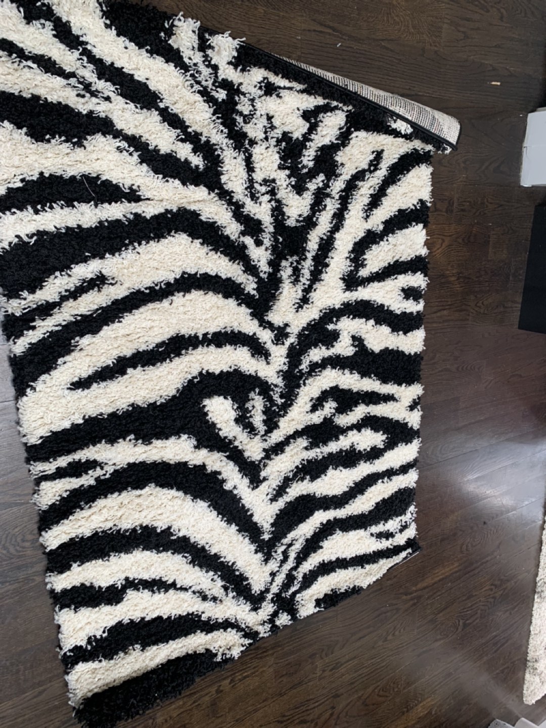 Brand New Shag Zebra rug 39x55 inches - photo 2