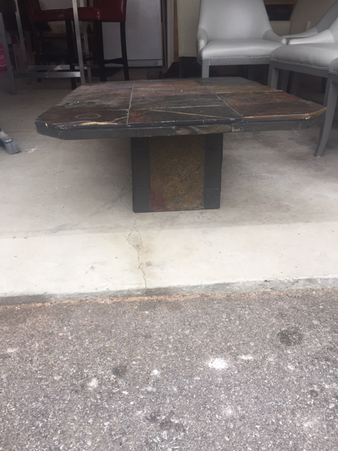 Rustic Slate Coffee Table - photo 3