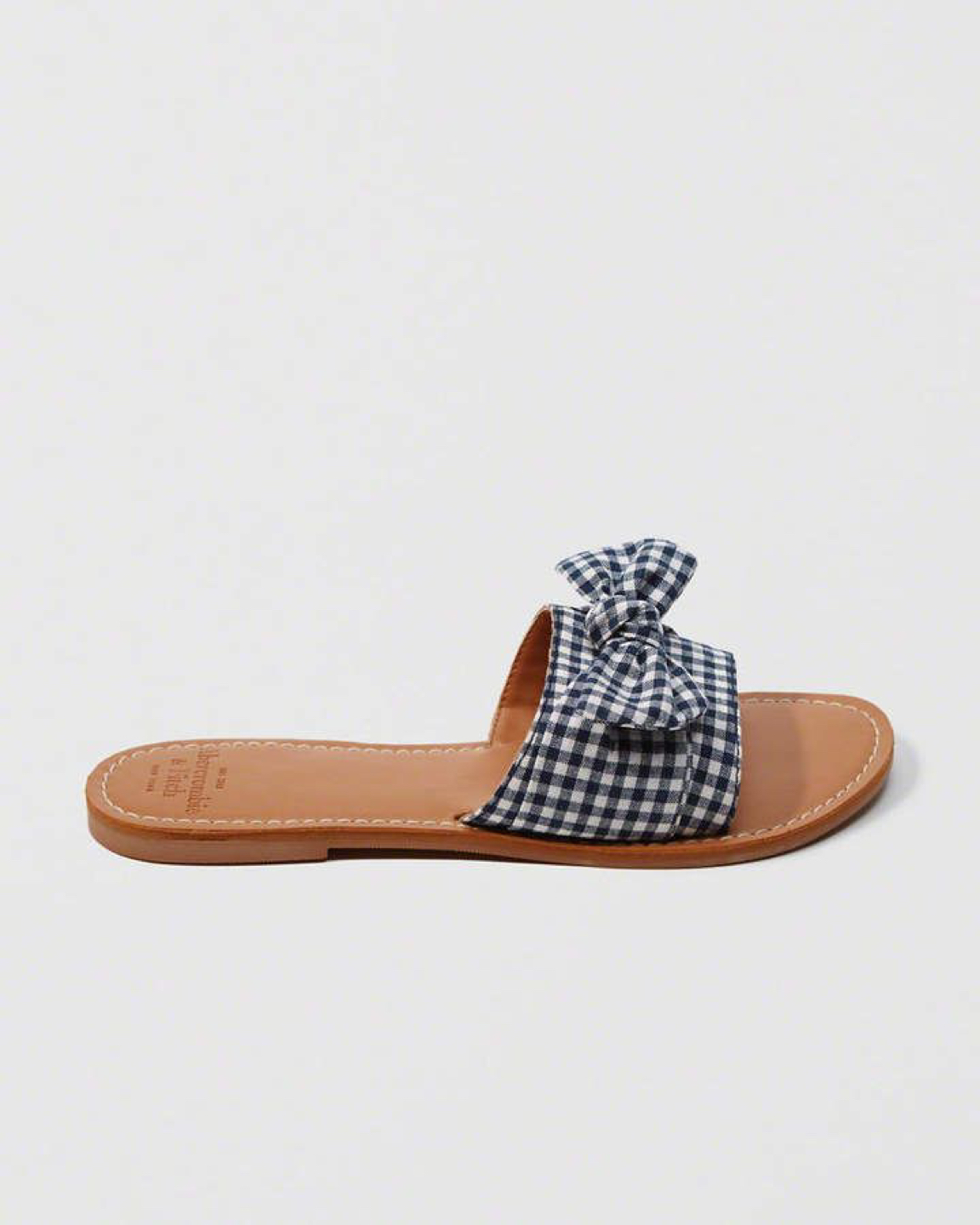 BNWT Abercrombie & Fitch Bow Slide Sandals thumbnail
