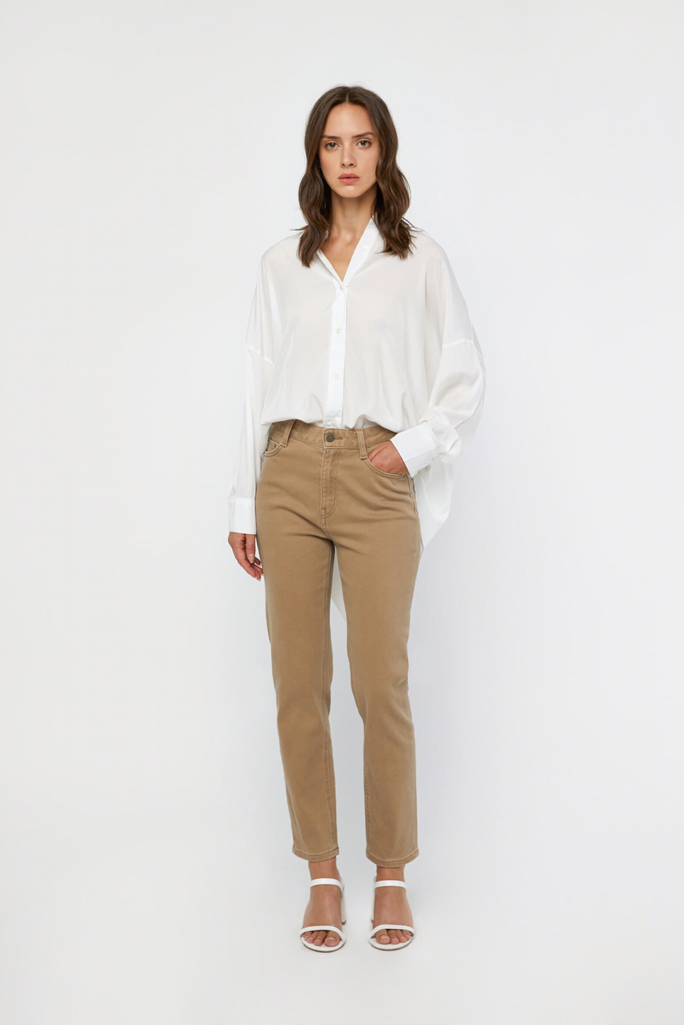 BNWT OAK + FORT Slim Leg Pants thumbnail
