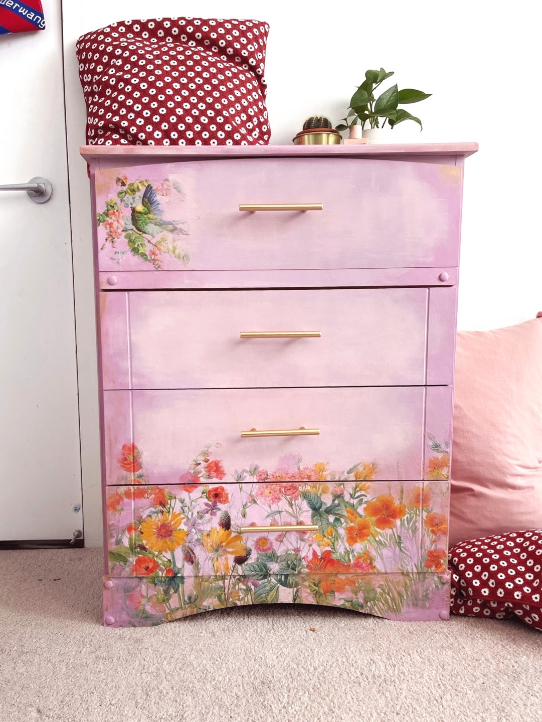 Free delivery Floral Wooden Dresser thumbnail