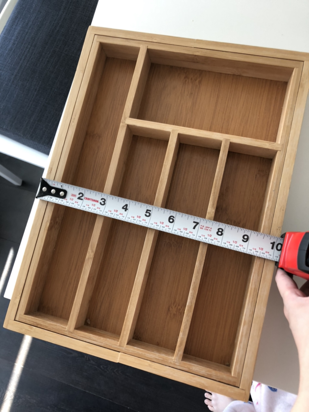 Bamboo Expandable Drawer Organizer  thumbnail