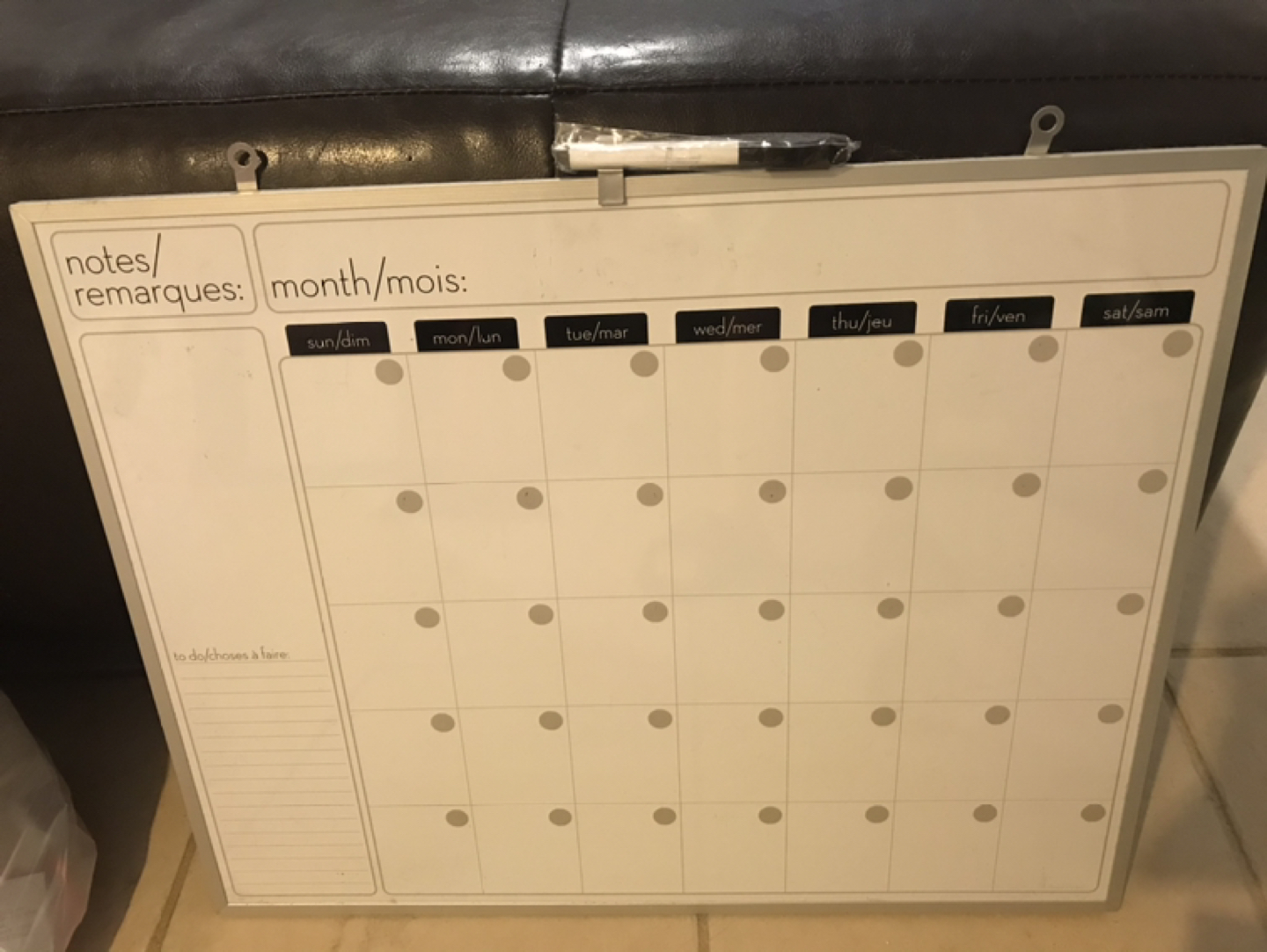 Whiteboard Calendar 