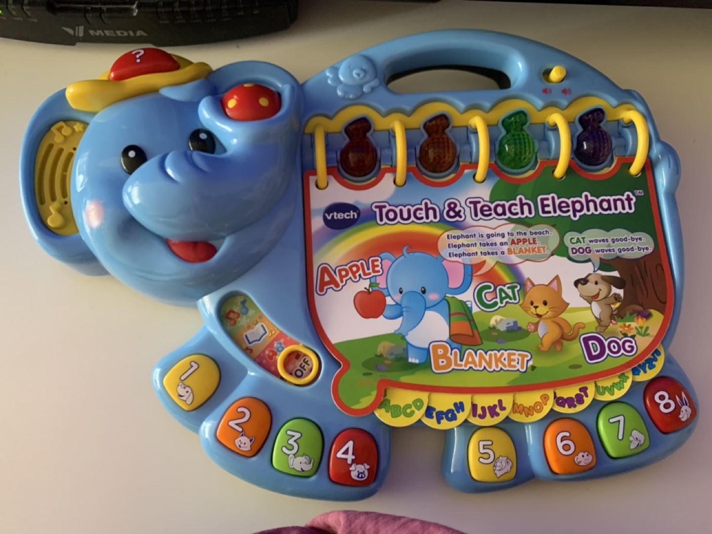 V-Tech Touch and Learn Elephant Board Book