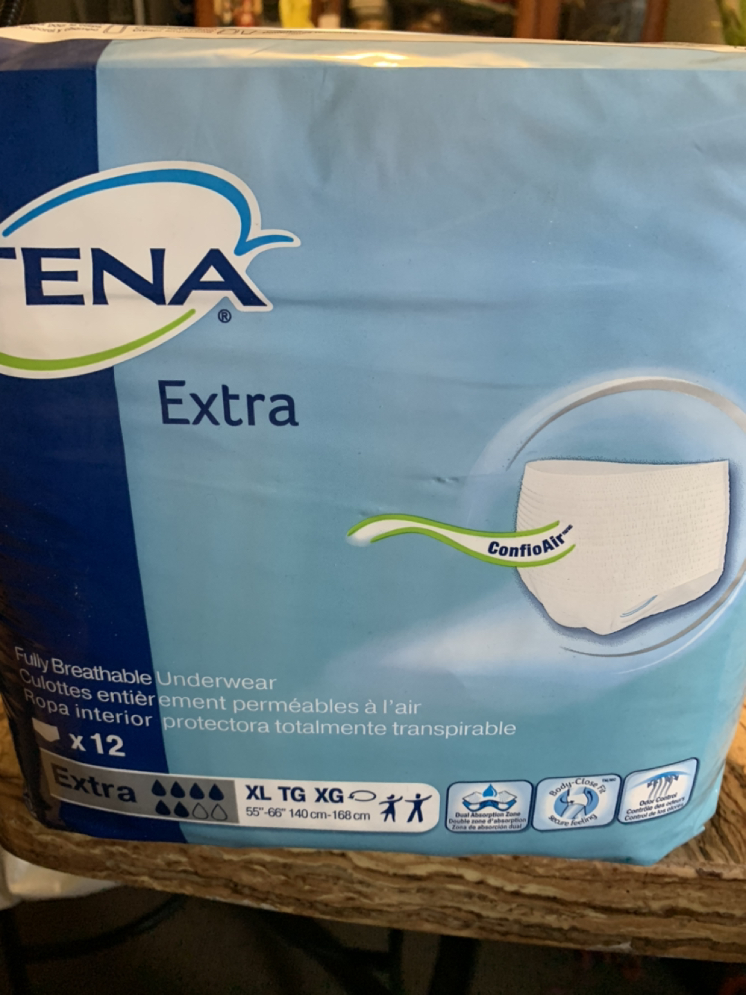 WOMENS TENA XL DIAPERS 