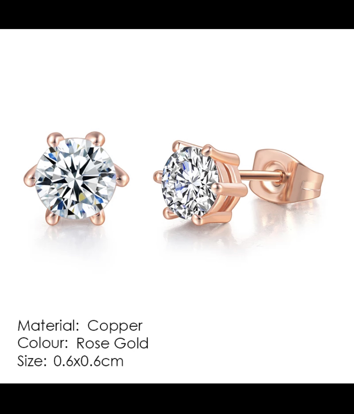 Cubic zirconia earrings 