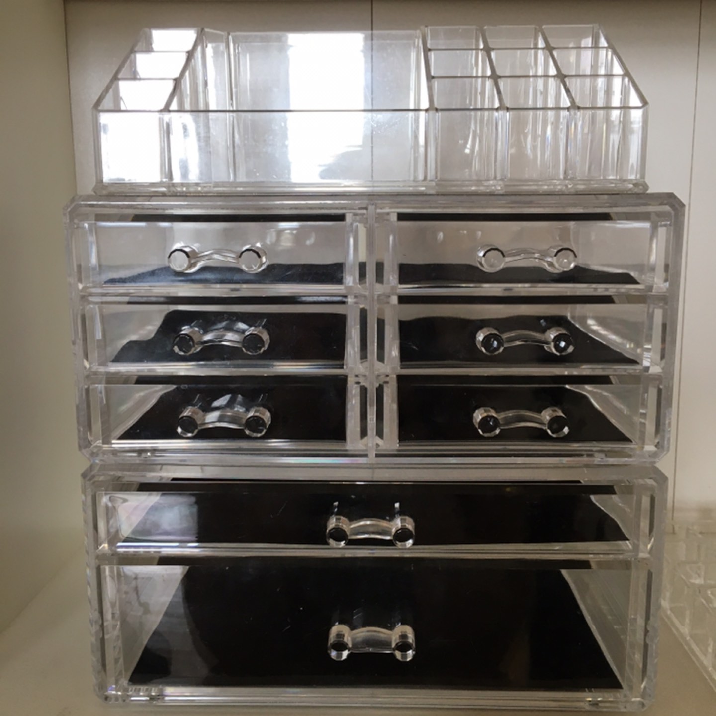 Makeup organizer 4 pieces set +freebies