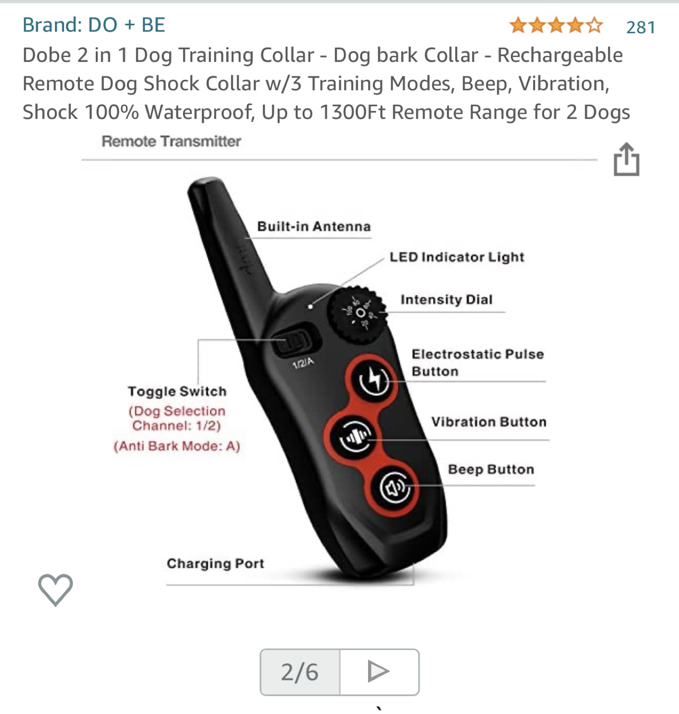 Dog training collar !  - photo 3