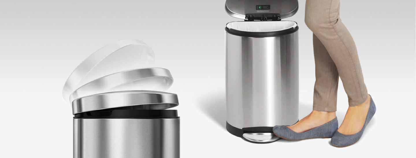 Simplehuman semi-round step can 10L - photo 5