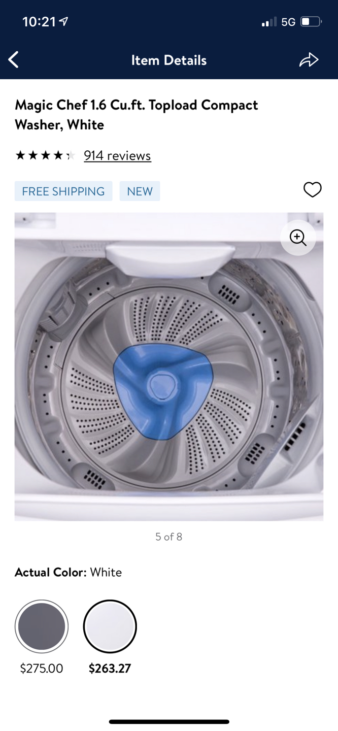 Compact Topload Washing Machine  - photo 3