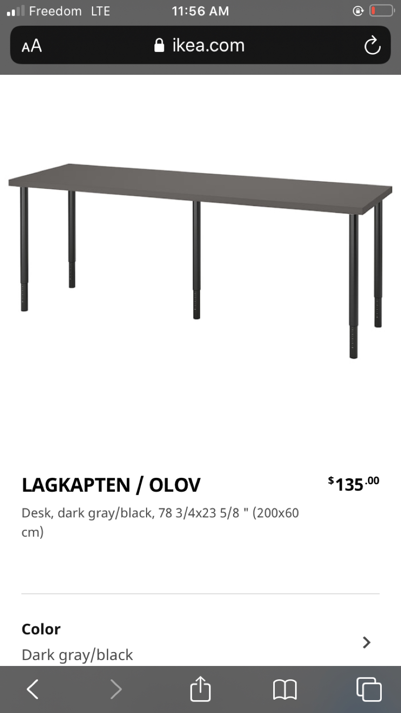 IKEA desk or table  - photo 2