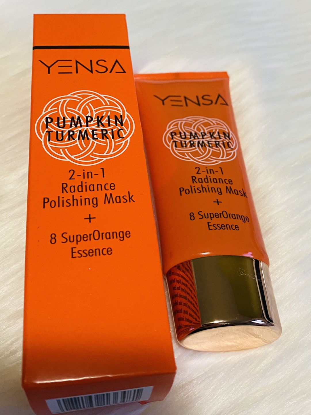 YENSA PUMPKIN TURMERIC 2 -in- 1 RADIANCE POLISHING MASK