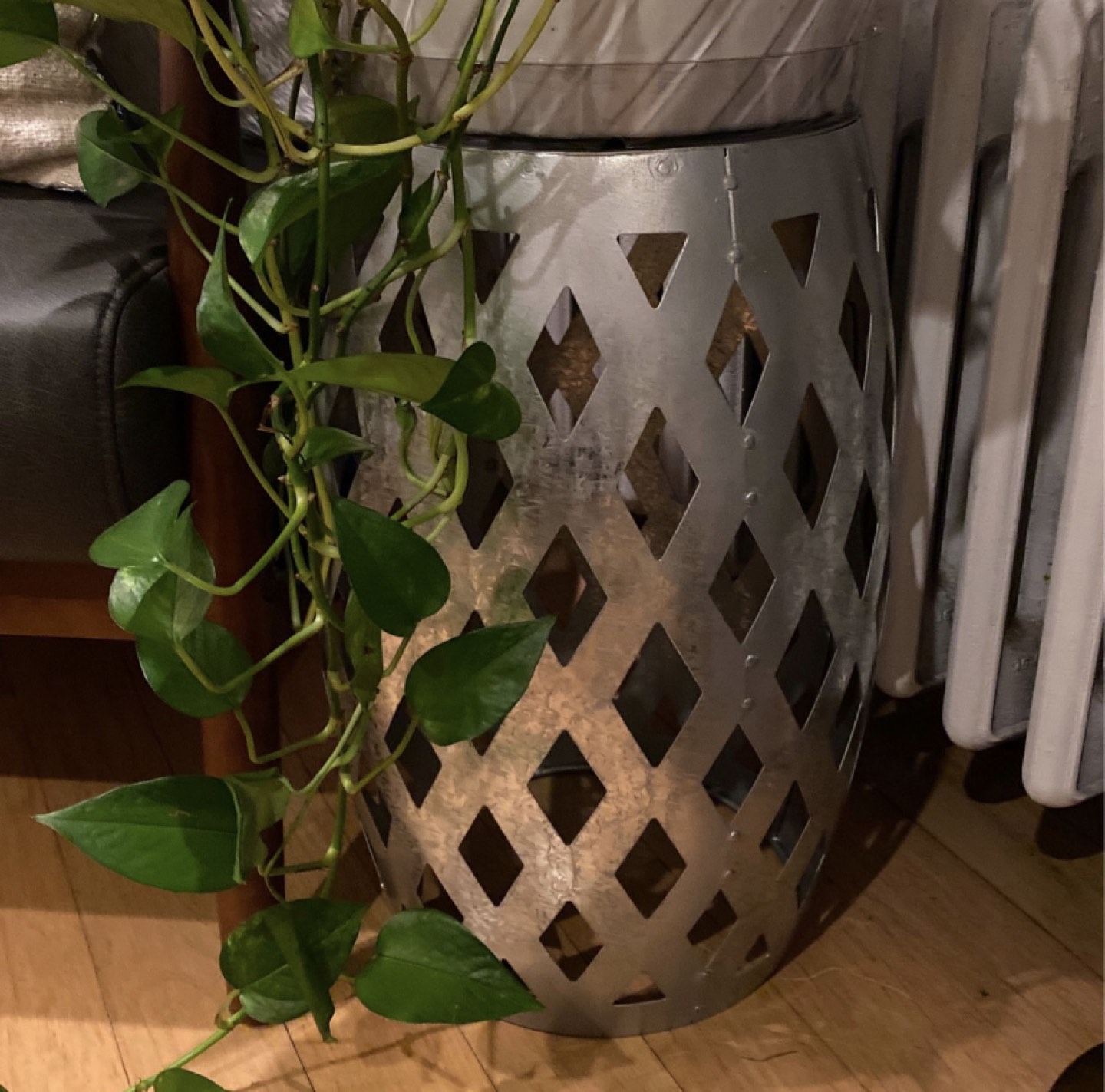 Pewter Side Table 