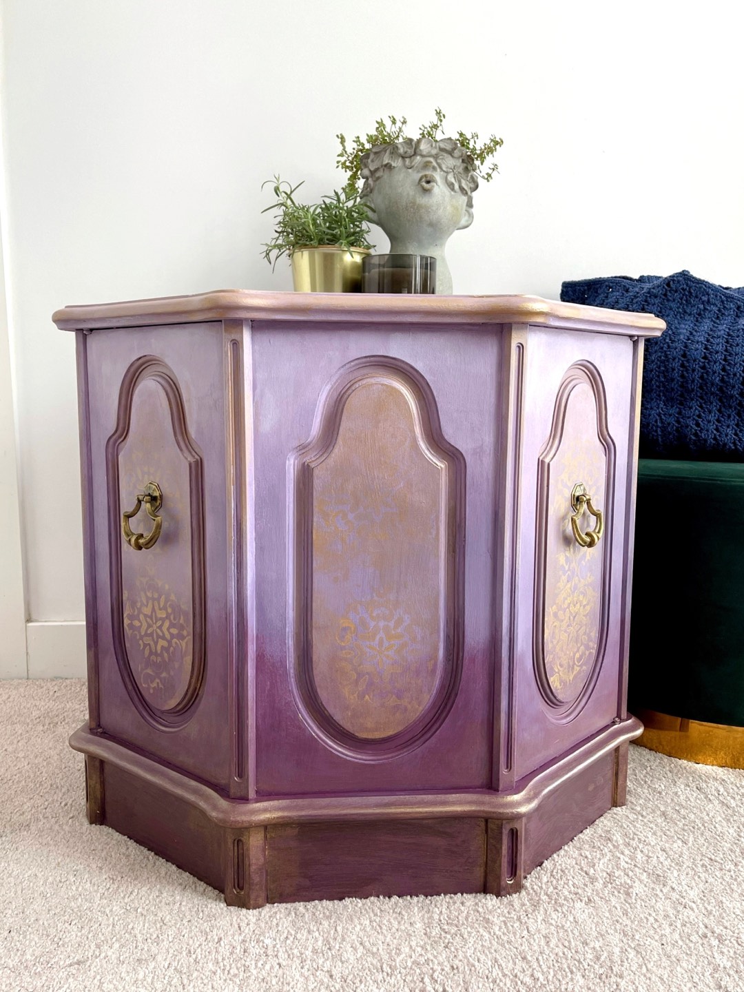 Solid Wood Table/Cabinet with vast storage space thumbnail