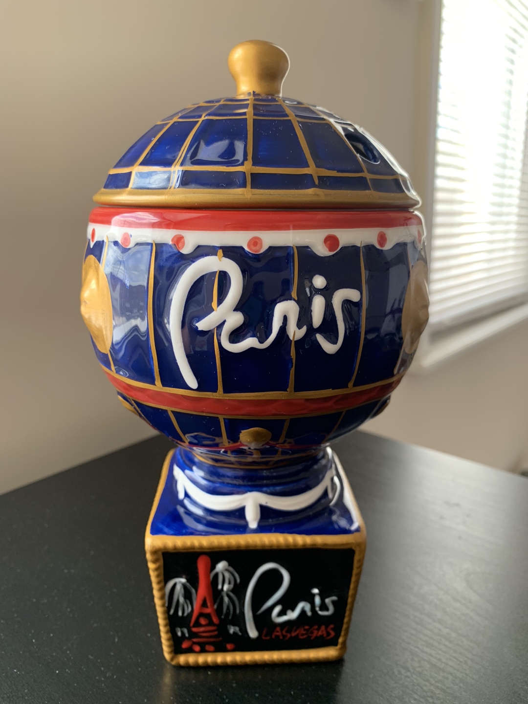 Paris Las Vegas Souvenir Hot Air Balloon Ceramic Drink Cup Mug