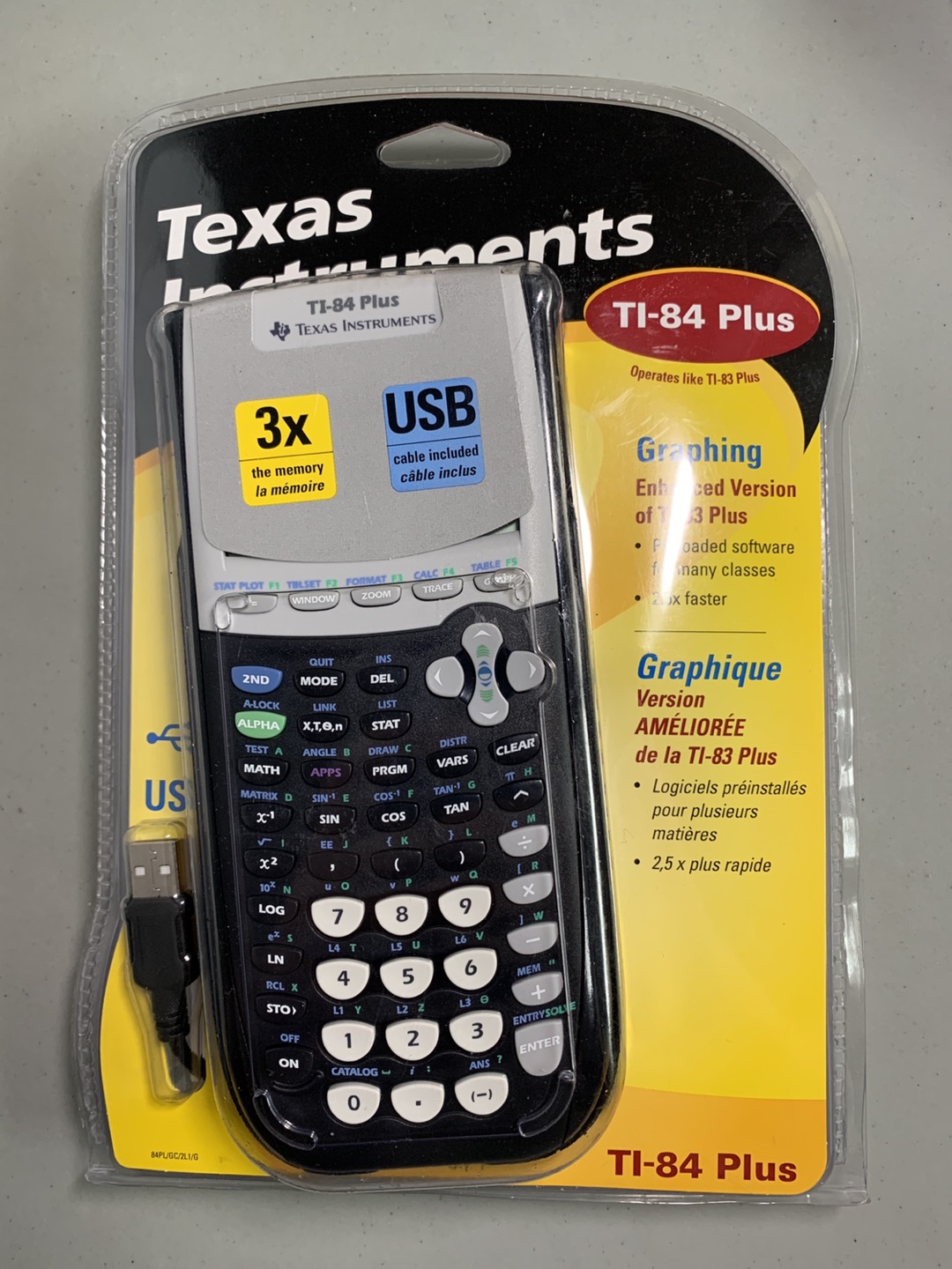 Texas Instruments TI-84 Plus Graphing Calculator, Black thumbnail
